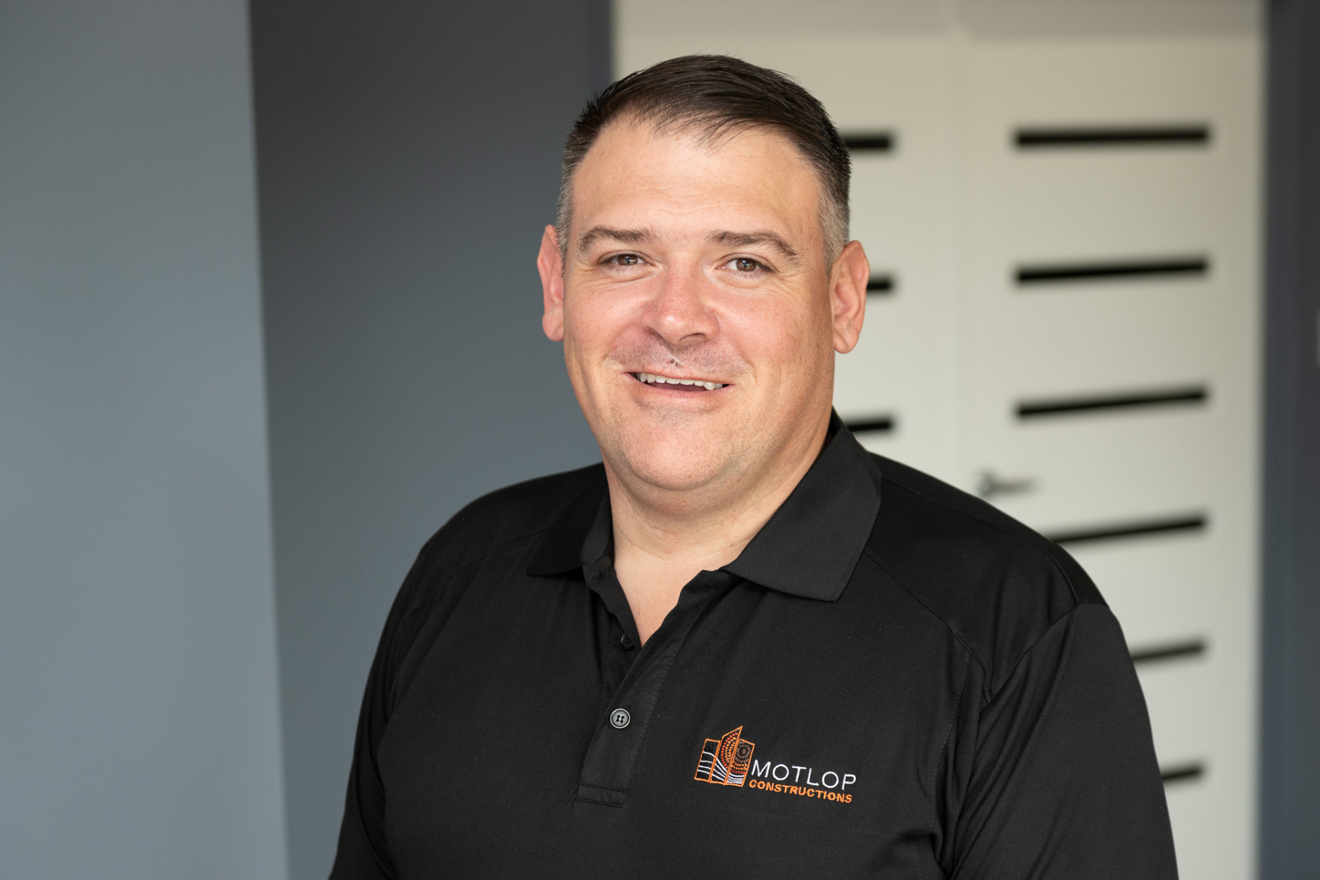 Portrait of Brendan Cunningham, Managing Director of Motlop Constructions